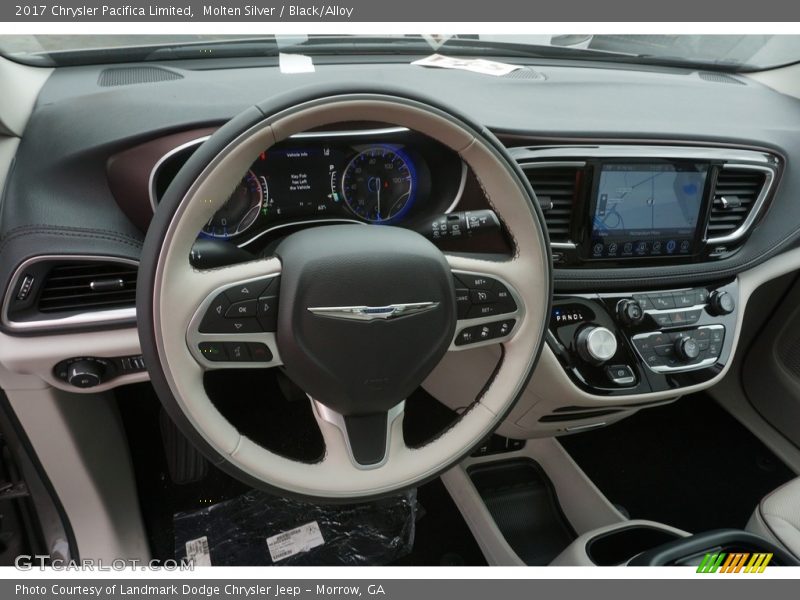 Molten Silver / Black/Alloy 2017 Chrysler Pacifica Limited