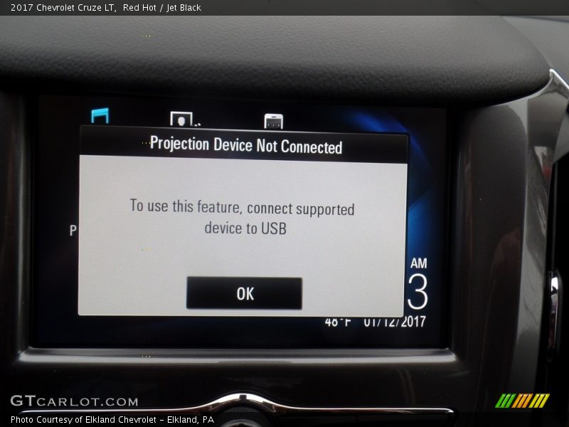 Red Hot / Jet Black 2017 Chevrolet Cruze LT
