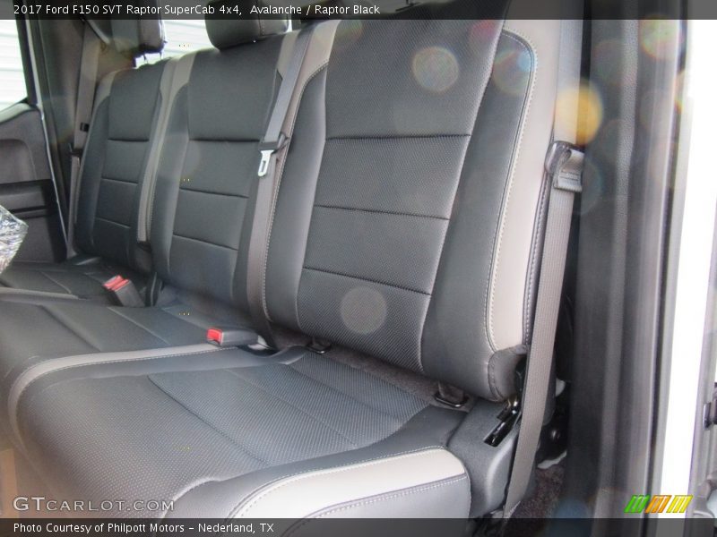 Rear Seat of 2017 F150 SVT Raptor SuperCab 4x4