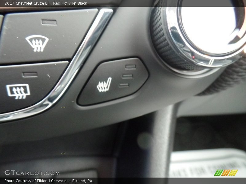Red Hot / Jet Black 2017 Chevrolet Cruze LT