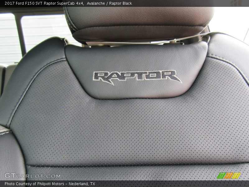 Front Seat of 2017 F150 SVT Raptor SuperCab 4x4