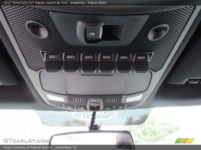 Controls of 2017 F150 SVT Raptor SuperCab 4x4