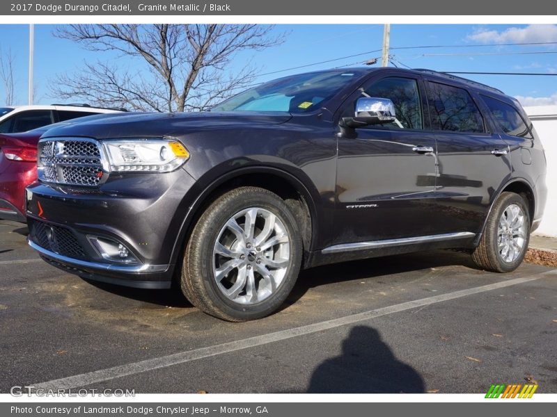 Granite Metallic / Black 2017 Dodge Durango Citadel