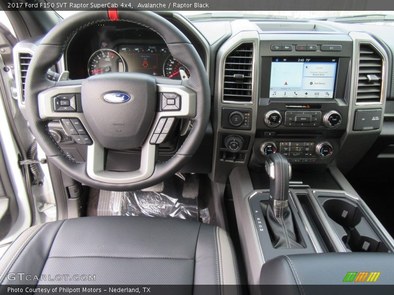  2017 F150 SVT Raptor SuperCab 4x4 Raptor Black Interior