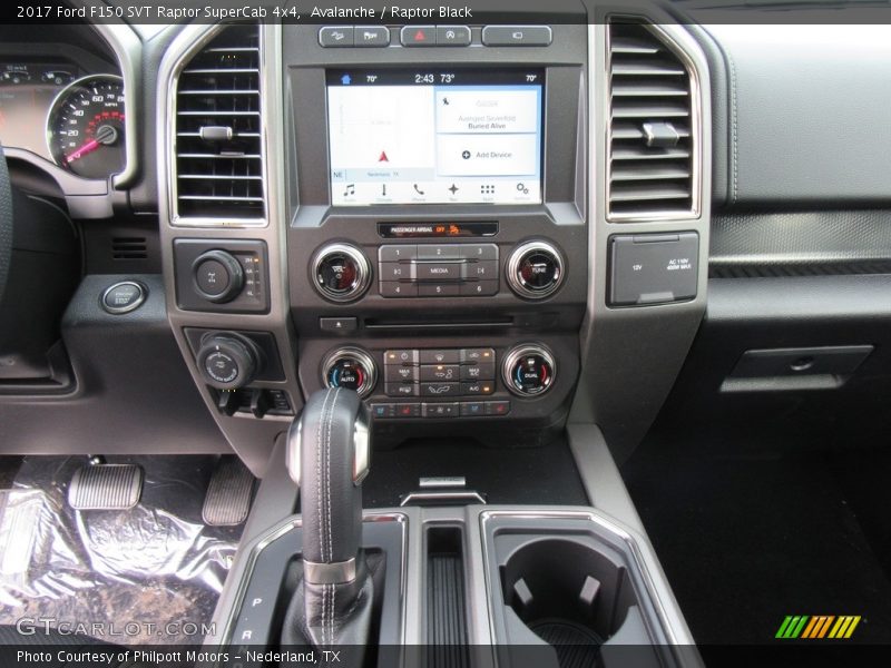 Controls of 2017 F150 SVT Raptor SuperCab 4x4