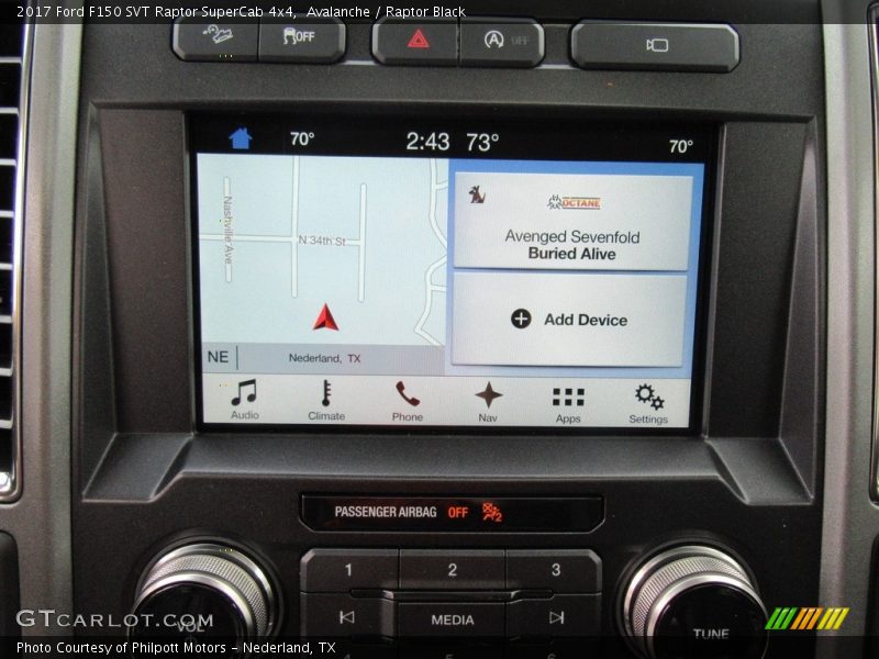 Navigation of 2017 F150 SVT Raptor SuperCab 4x4