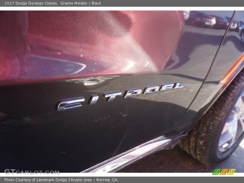 Granite Metallic / Black 2017 Dodge Durango Citadel