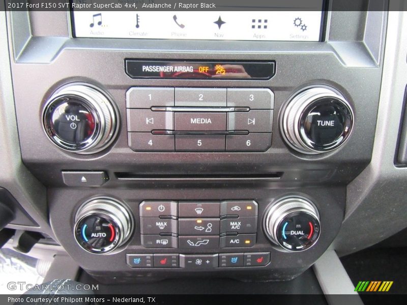 Controls of 2017 F150 SVT Raptor SuperCab 4x4