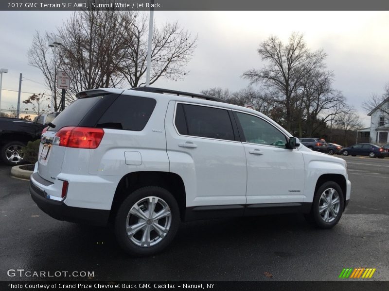 Summit White / Jet Black 2017 GMC Terrain SLE AWD