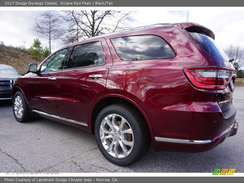 Octane Red Pearl / Black/Tan 2017 Dodge Durango Citadel