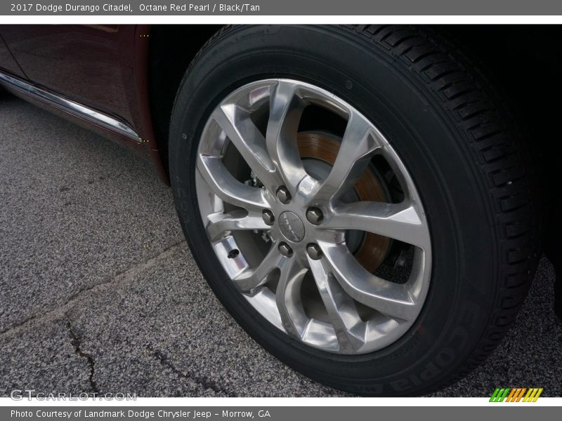 Octane Red Pearl / Black/Tan 2017 Dodge Durango Citadel
