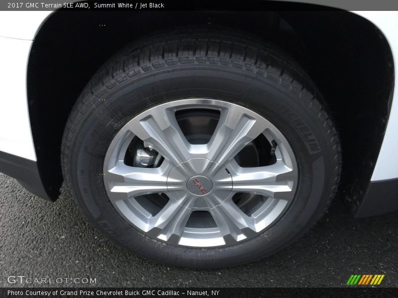 Summit White / Jet Black 2017 GMC Terrain SLE AWD