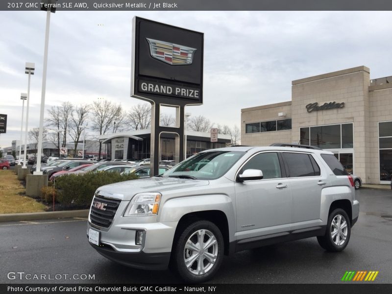 Quicksilver Metallic / Jet Black 2017 GMC Terrain SLE AWD