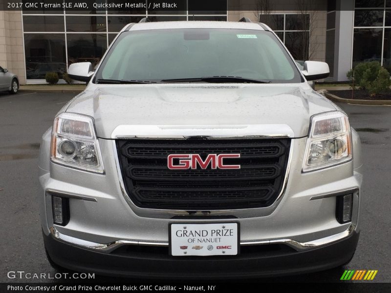 Quicksilver Metallic / Jet Black 2017 GMC Terrain SLE AWD