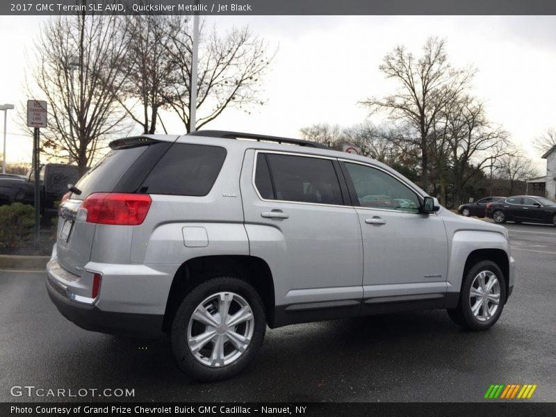 Quicksilver Metallic / Jet Black 2017 GMC Terrain SLE AWD
