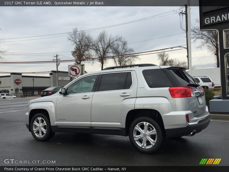 Quicksilver Metallic / Jet Black 2017 GMC Terrain SLE AWD