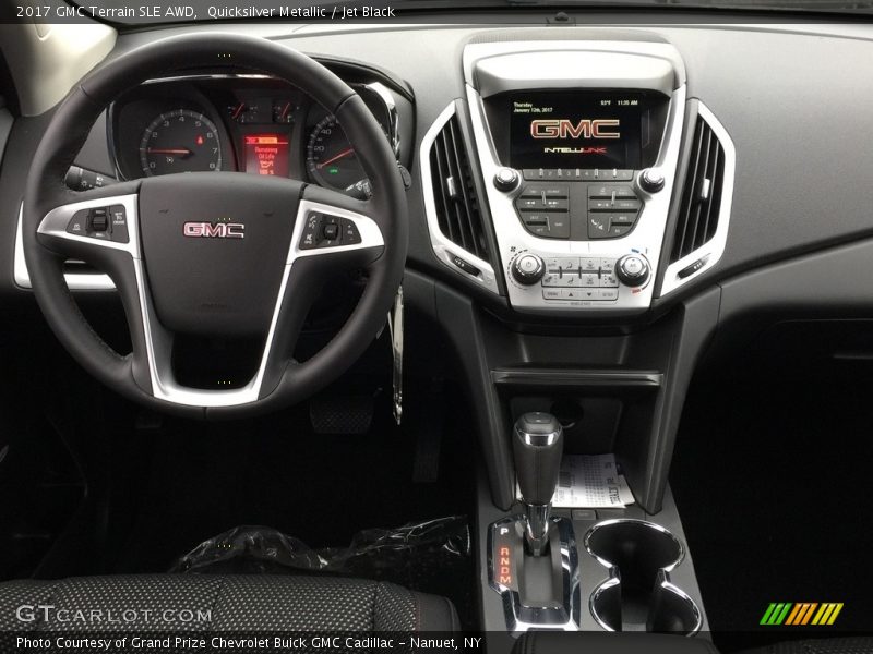 Quicksilver Metallic / Jet Black 2017 GMC Terrain SLE AWD