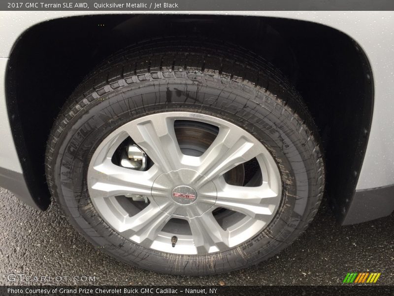 Quicksilver Metallic / Jet Black 2017 GMC Terrain SLE AWD