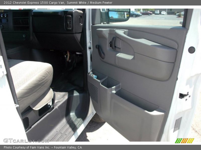 Summit White / Medium Pewter 2012 Chevrolet Express 1500 Cargo Van
