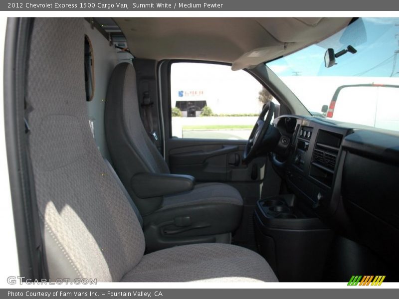 Summit White / Medium Pewter 2012 Chevrolet Express 1500 Cargo Van