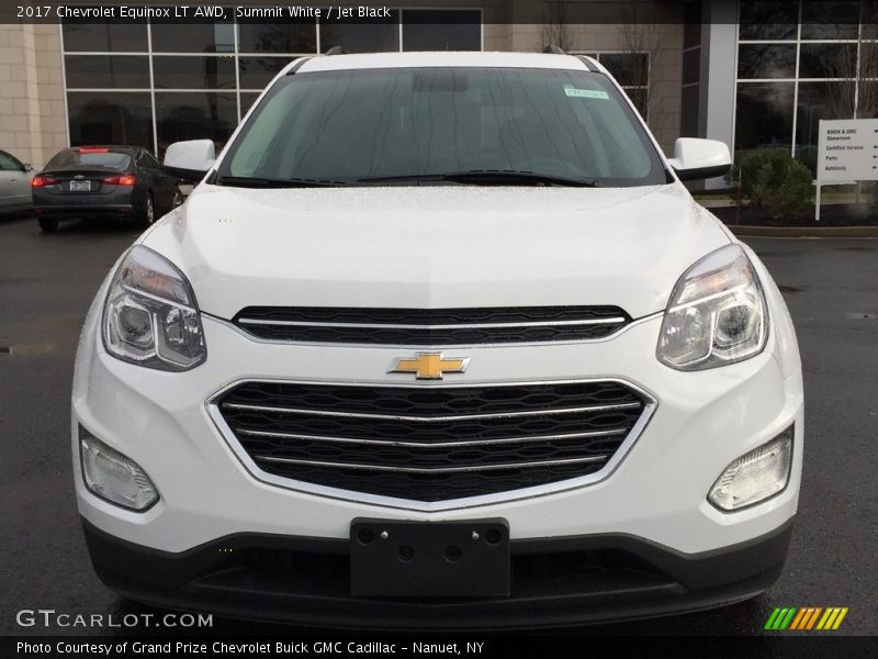 Summit White / Jet Black 2017 Chevrolet Equinox LT AWD