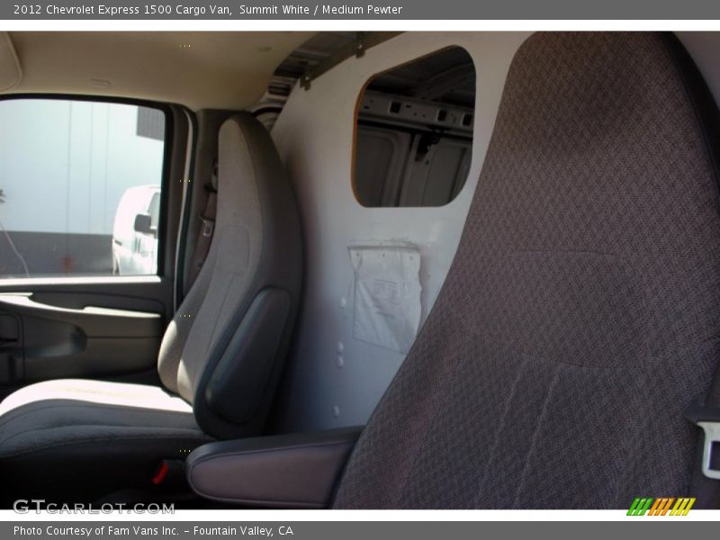 Summit White / Medium Pewter 2012 Chevrolet Express 1500 Cargo Van