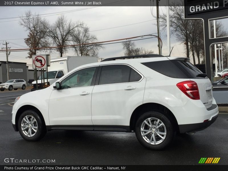 Summit White / Jet Black 2017 Chevrolet Equinox LT AWD