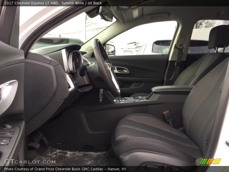 Summit White / Jet Black 2017 Chevrolet Equinox LT AWD
