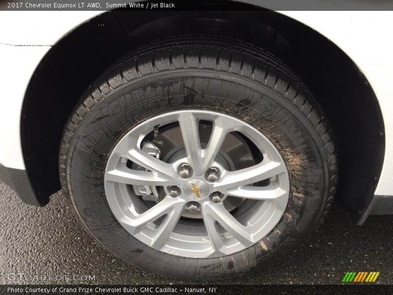 Summit White / Jet Black 2017 Chevrolet Equinox LT AWD