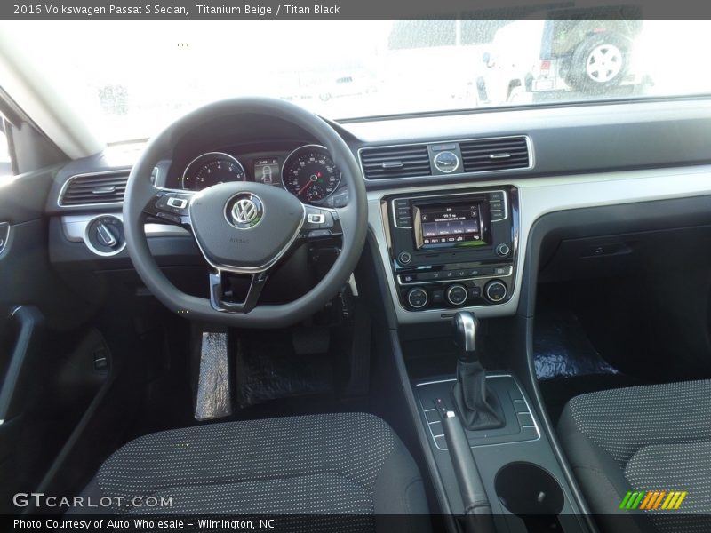 Dashboard of 2016 Passat S Sedan