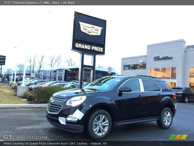 Black / Jet Black 2017 Chevrolet Equinox LT AWD