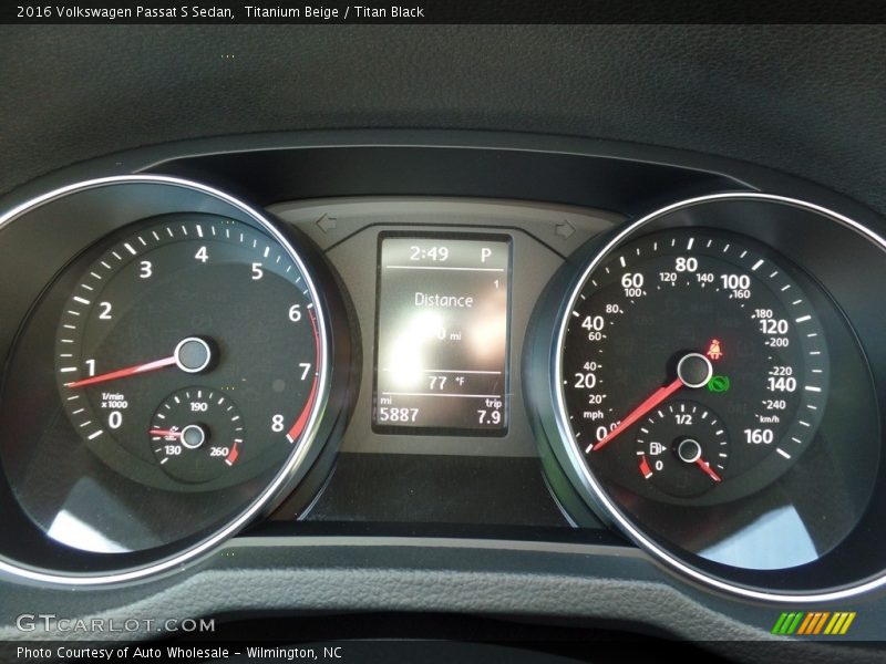  2016 Passat S Sedan S Sedan Gauges