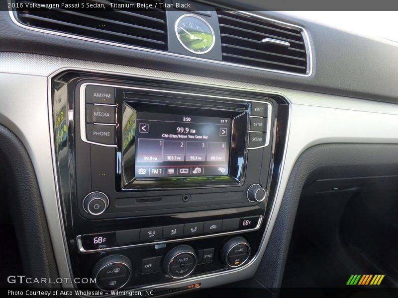 Controls of 2016 Passat S Sedan