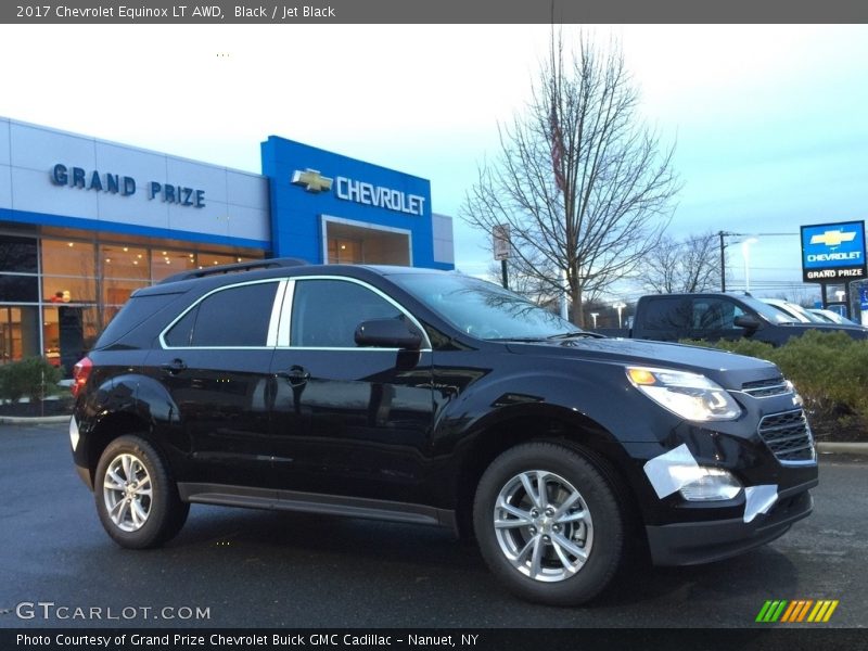Black / Jet Black 2017 Chevrolet Equinox LT AWD