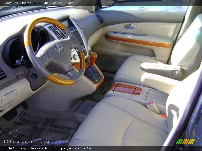 Neptune Blue Mica / Ivory 2005 Lexus RX 330