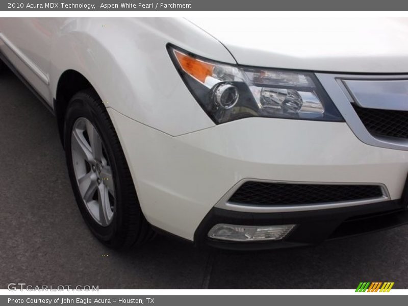 Aspen White Pearl / Parchment 2010 Acura MDX Technology