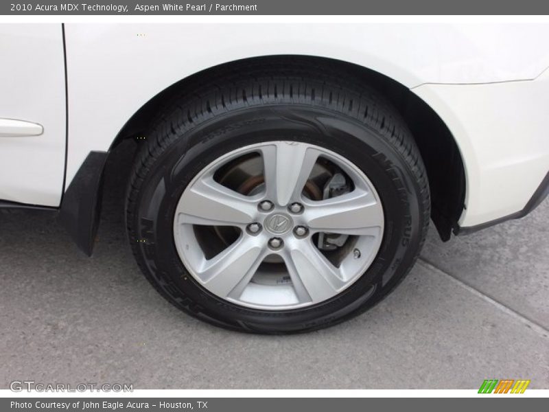 Aspen White Pearl / Parchment 2010 Acura MDX Technology