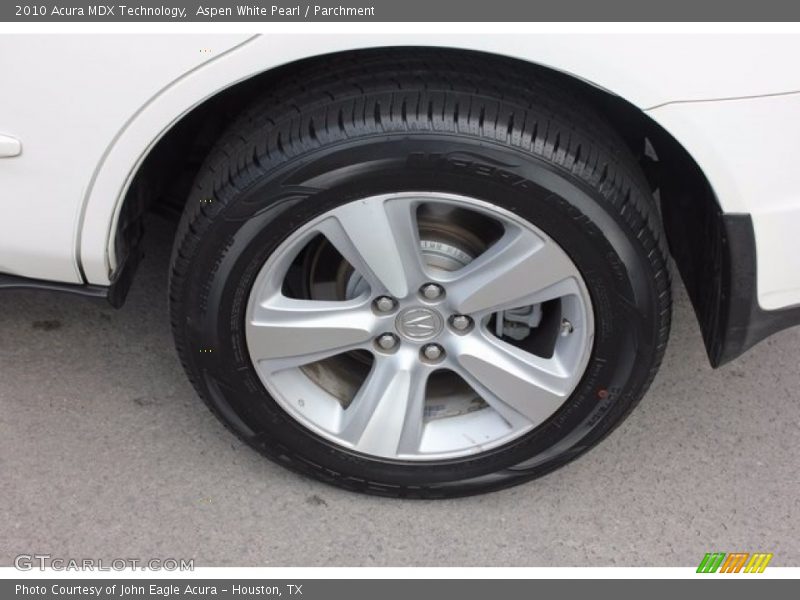 Aspen White Pearl / Parchment 2010 Acura MDX Technology