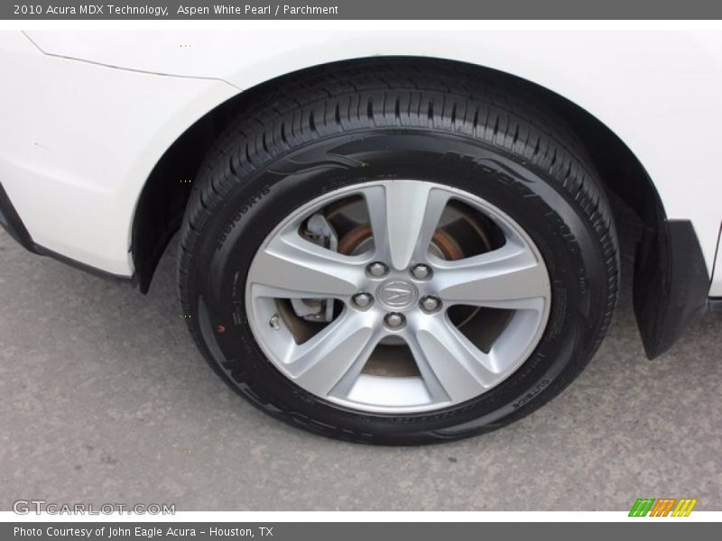 Aspen White Pearl / Parchment 2010 Acura MDX Technology