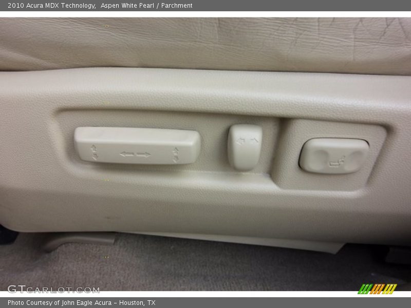Aspen White Pearl / Parchment 2010 Acura MDX Technology