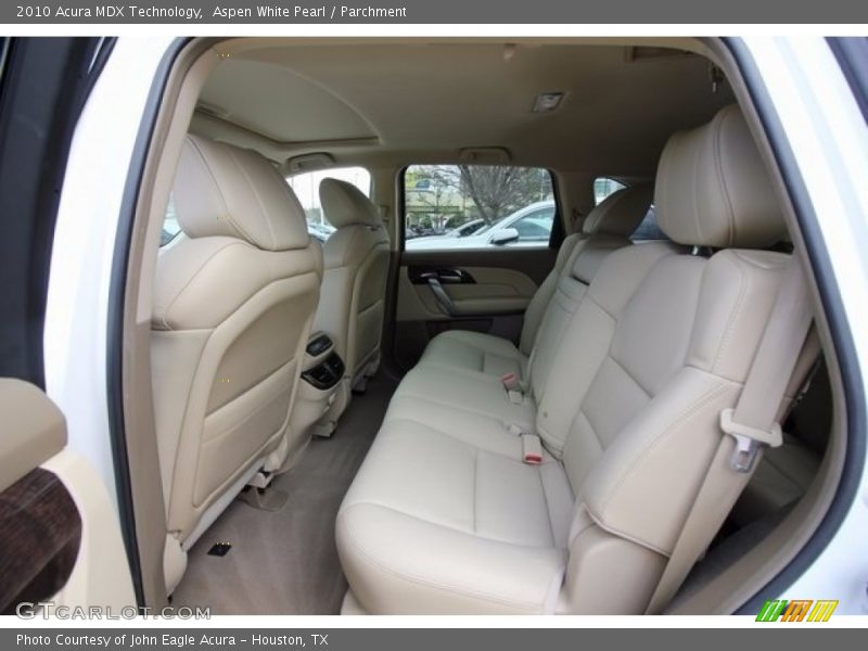 Aspen White Pearl / Parchment 2010 Acura MDX Technology