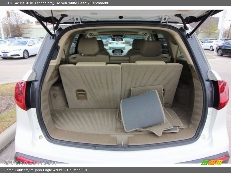 Aspen White Pearl / Parchment 2010 Acura MDX Technology