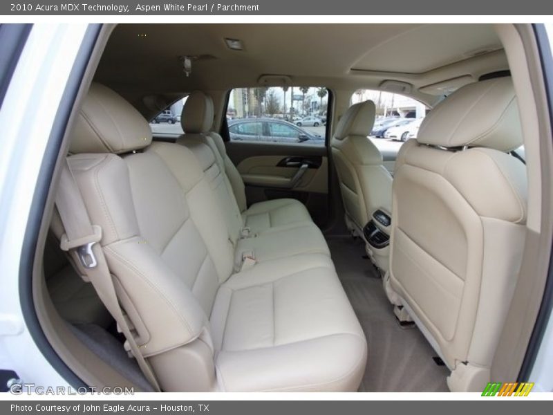 Aspen White Pearl / Parchment 2010 Acura MDX Technology