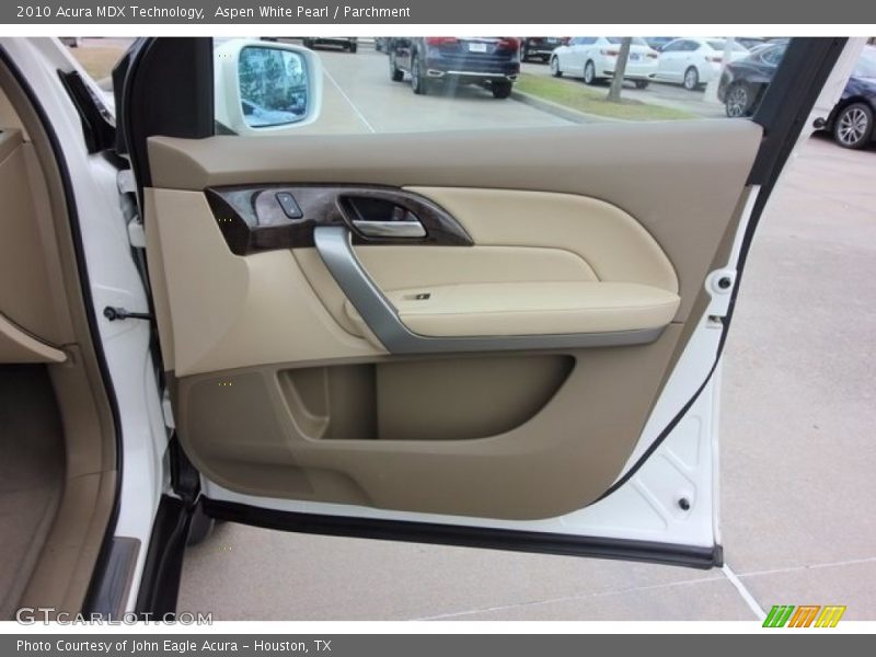 Aspen White Pearl / Parchment 2010 Acura MDX Technology