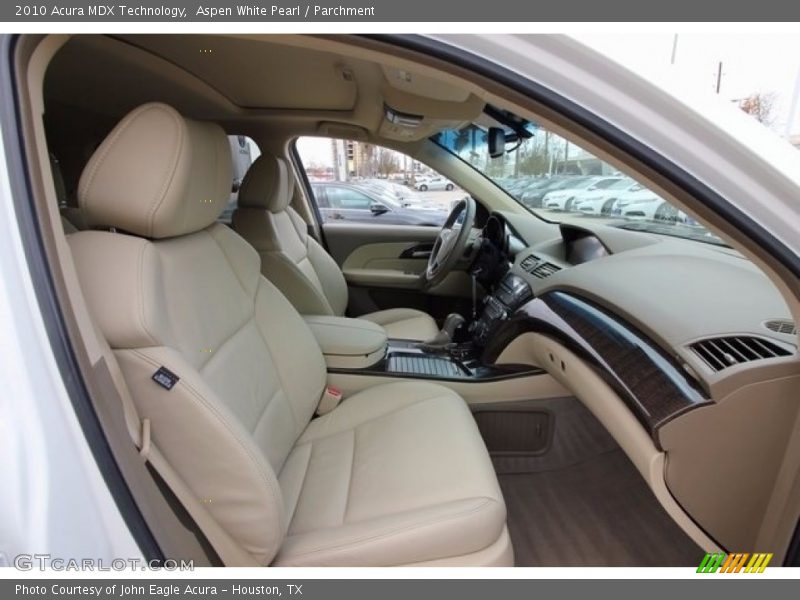 Aspen White Pearl / Parchment 2010 Acura MDX Technology
