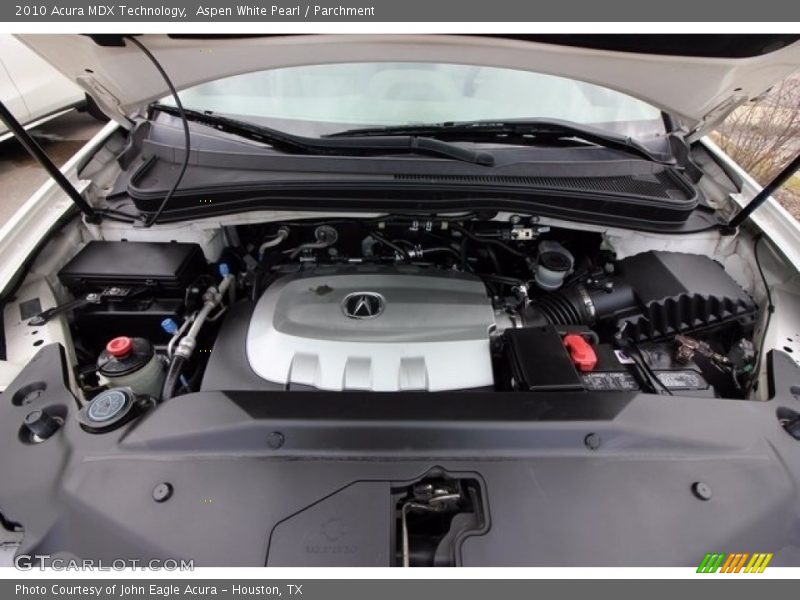Aspen White Pearl / Parchment 2010 Acura MDX Technology