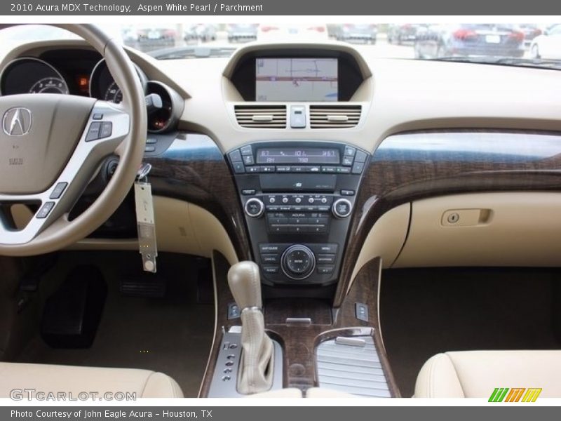 Aspen White Pearl / Parchment 2010 Acura MDX Technology