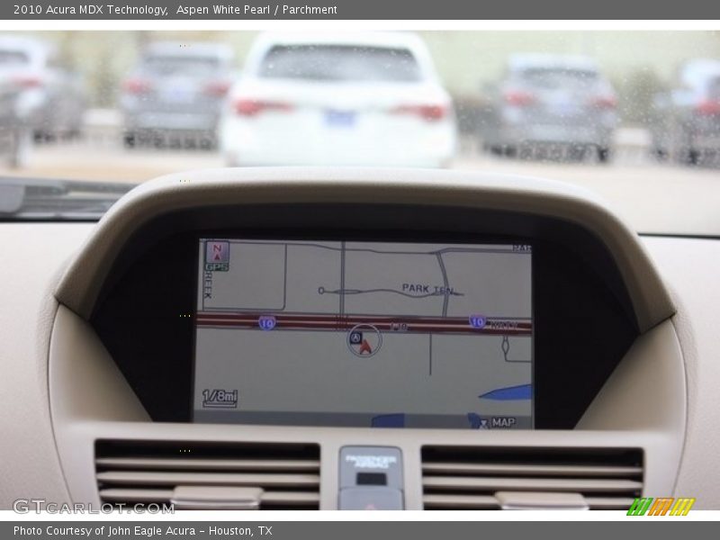 Aspen White Pearl / Parchment 2010 Acura MDX Technology