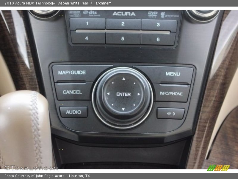 Aspen White Pearl / Parchment 2010 Acura MDX Technology