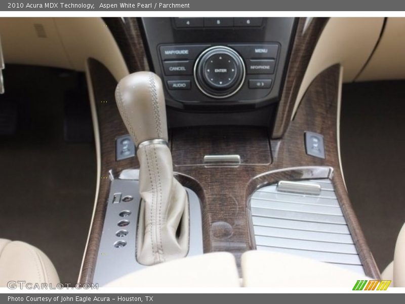 Aspen White Pearl / Parchment 2010 Acura MDX Technology
